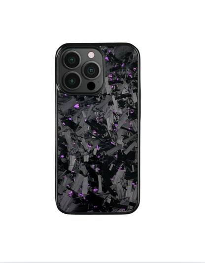 Carbon X | Purple Large Fragment Edition | Forged Carbon Fiber iPhone Case